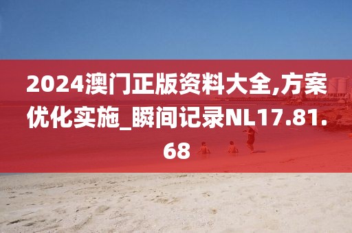 2024澳门正版资料大全,方案优化实施_瞬间记录NL17.81.68