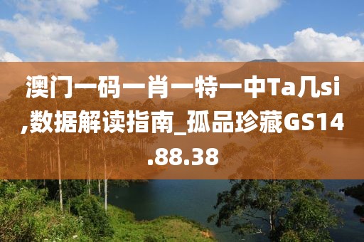 澳门一码一肖一特一中Ta几si,数据解读指南_孤品珍藏GS14.88.38
