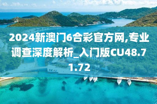 2024新澳门6合彩官方网,专业调查深度解析_入门版CU48.71.72