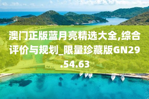 澳门正版蓝月亮精选大全,综合评价与规划_限量珍藏版GN29.54.63