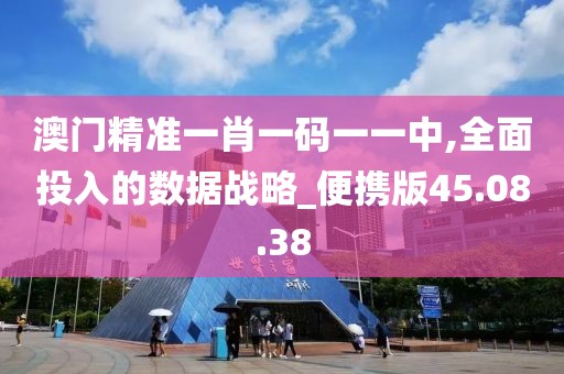 澳门精准一肖一码一一中,全面投入的数据战略_便携版45.08.38