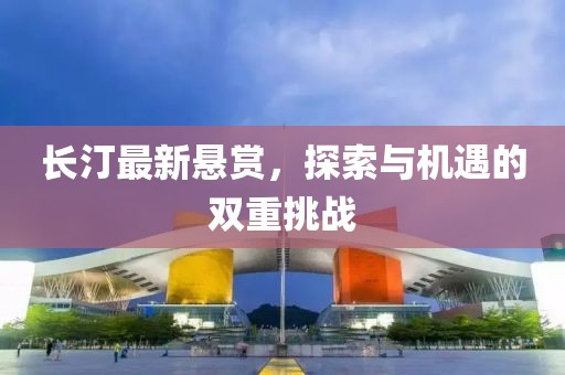 长汀最新悬赏，探索与机遇的双重挑战