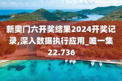 新奥门六开奖结果2024开奖记录,深入数据执行应用_唯一集22.736