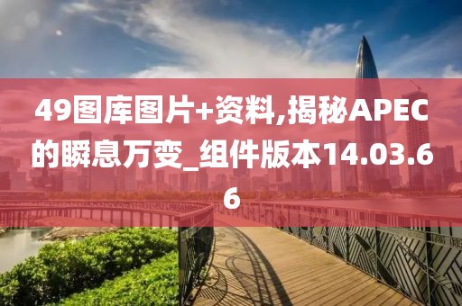 49图库图片+资料,揭秘APEC的瞬息万变_组件版本14.03.66