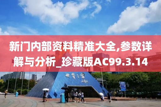 新门内部资料精准大全,参数详解与分析_珍藏版AC99.3.14