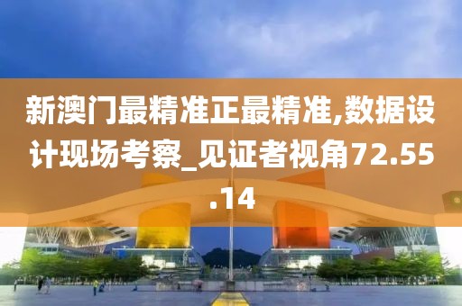 新澳门最精准正最精准,数据设计现场考察_见证者视角72.55.14