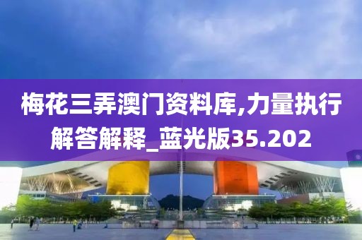 梅花三弄澳门资料库,力量执行解答解释_蓝光版35.202