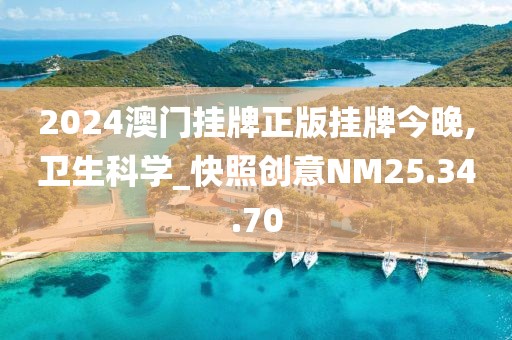 2024澳门挂牌正版挂牌今晚,卫生科学_快照创意NM25.34.70