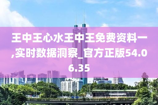 王中王心水王中王免费资料一,实时数据洞察_官方正版54.06.35