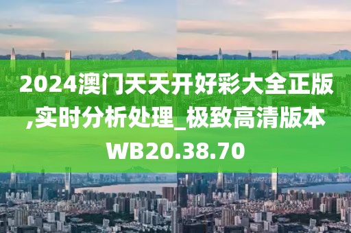 2024澳门天天开好彩大全正版,实时分析处理_极致高清版本WB20.38.70
