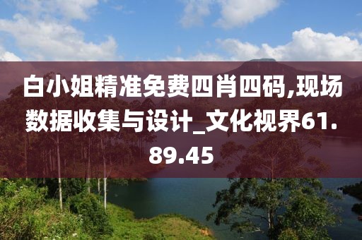 白小姐精准免费四肖四码,现场数据收集与设计_文化视界61.89.45