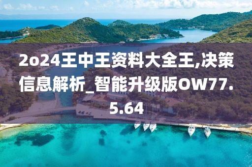 2o24王中王资料大全王,决策信息解析_智能升级版OW77.5.64