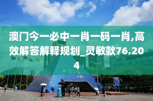 澳门今一必中一肖一码一肖,高效解答解释规划_灵敏款76.204