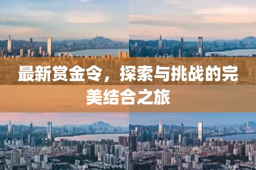 最新赏金令，探索与挑战的完美结合之旅