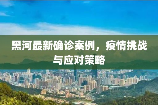 黑河最新确诊案例，疫情挑战与应对策略