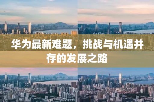 华为最新难题，挑战与机遇并存的发展之路