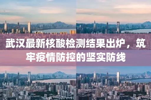 武汉最新核酸检测结果出炉，筑牢疫情防控的坚实防线