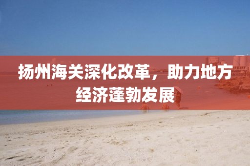 扬州海关深化改革，助力地方经济蓬勃发展