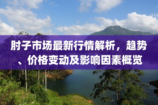 肘子市场最新行情解析，趋势、价格变动及影响因素概览