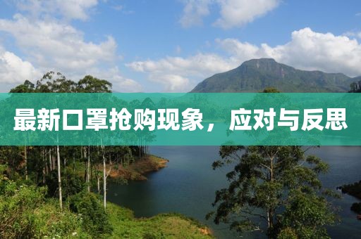 最新口罩抢购现象，应对与反思