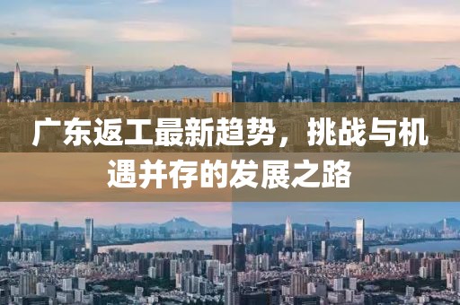 广东返工最新趋势，挑战与机遇并存的发展之路