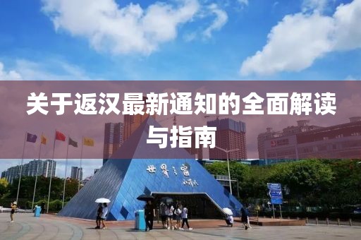 关于返汉最新通知的全面解读与指南