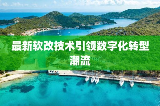 最新软改技术引领数字化转型潮流