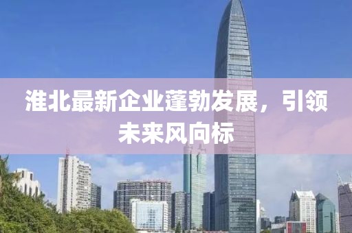 淮北最新企业蓬勃发展，引领未来风向标