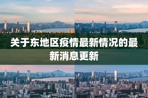 关于东地区疫情最新情况的最新消息更新