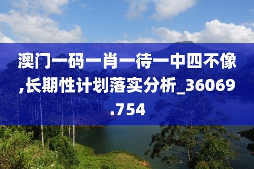 澳门一码一肖一待一中四不像,长期性计划落实分析_36069.754