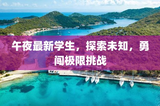 午夜最新学生，探索未知，勇闯极限挑战