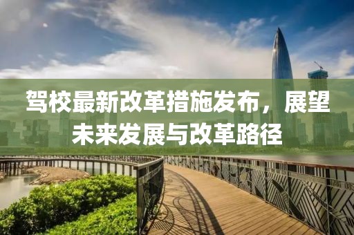 驾校最新改革措施发布，展望未来发展与改革路径