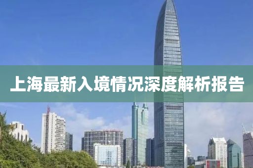 上海最新入境情况深度解析报告