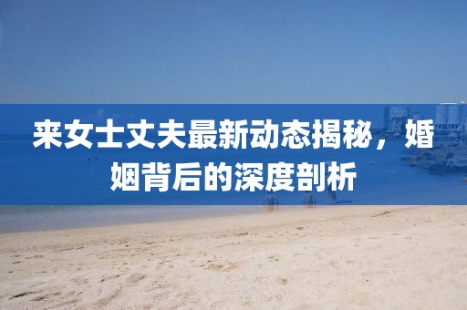 来女士丈夫最新动态揭秘，婚姻背后的深度剖析
