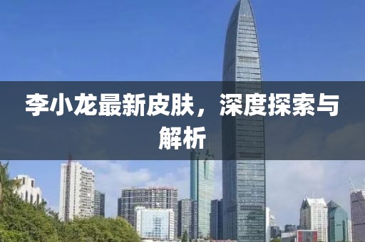 李小龙最新皮肤，深度探索与解析
