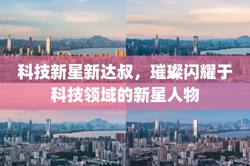 科技新星新达叔，璀璨闪耀于科技领域的新星人物