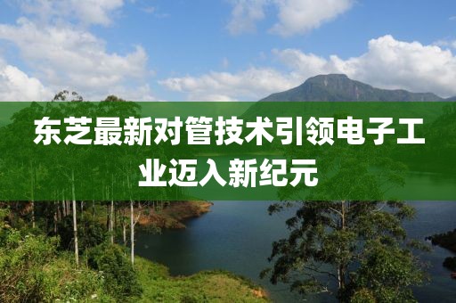 东芝最新对管技术引领电子工业迈入新纪元