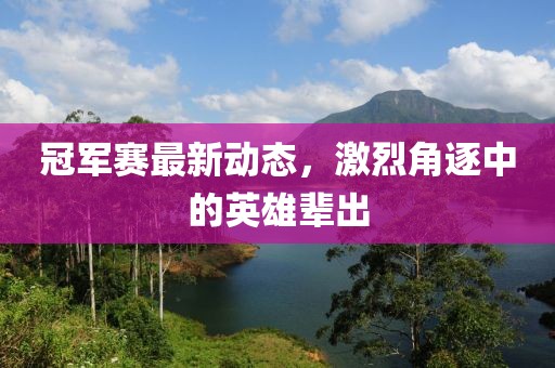 冠军赛最新动态，激烈角逐中的英雄辈出