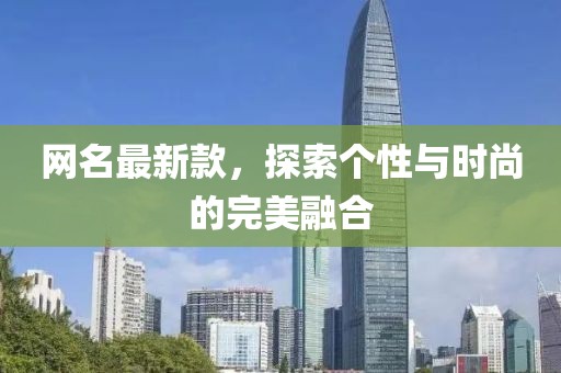 网名最新款，探索个性与时尚的完美融合