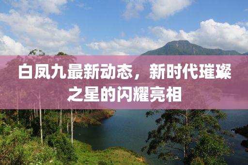 白凤九最新动态，新时代璀璨之星的闪耀亮相