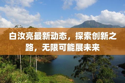 白汝亮最新动态，探索创新之路，无限可能展未来