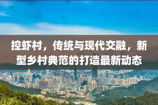 控虾村，传统与现代交融，新型乡村典范的打造最新动态