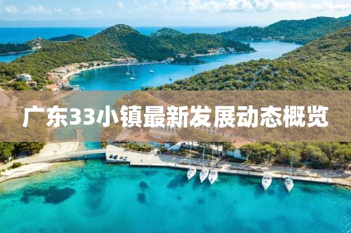 广东33小镇最新发展动态概览