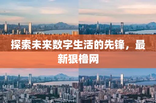 探索未来数字生活的先锋，最新狠橹网
