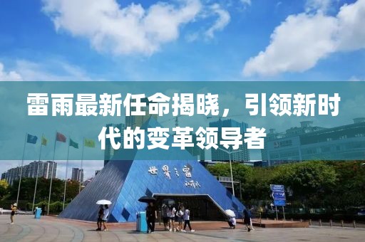 雷雨最新任命揭晓，引领新时代的变革领导者