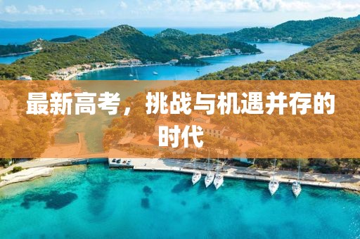 最新高考，挑战与机遇并存的时代