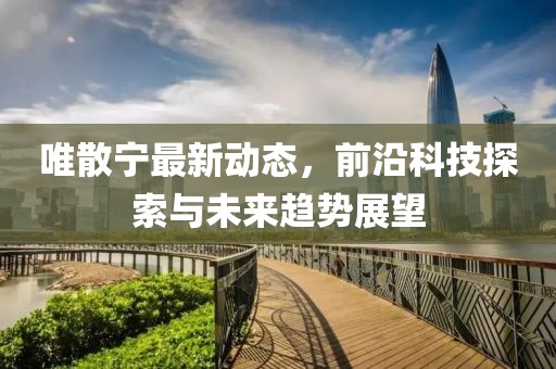 唯散宁最新动态，前沿科技探索与未来趋势展望