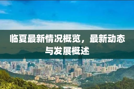 临夏最新情况概览，最新动态与发展概述