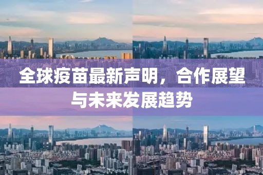 全球疫苗最新声明，合作展望与未来发展趋势