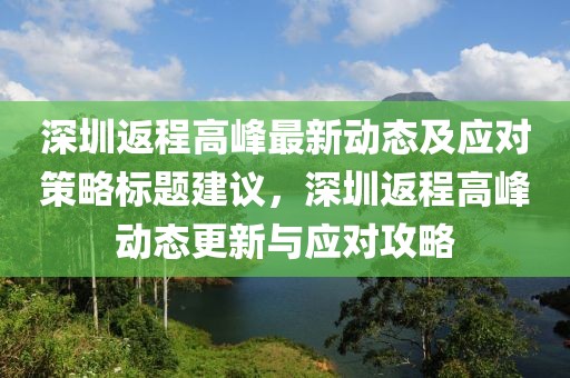 深圳返程高峰最新动态及应对策略标题建议，深圳返程高峰动态更新与应对攻略